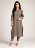 Silver Mist Grey Brasso Cotton Co-Ord Set