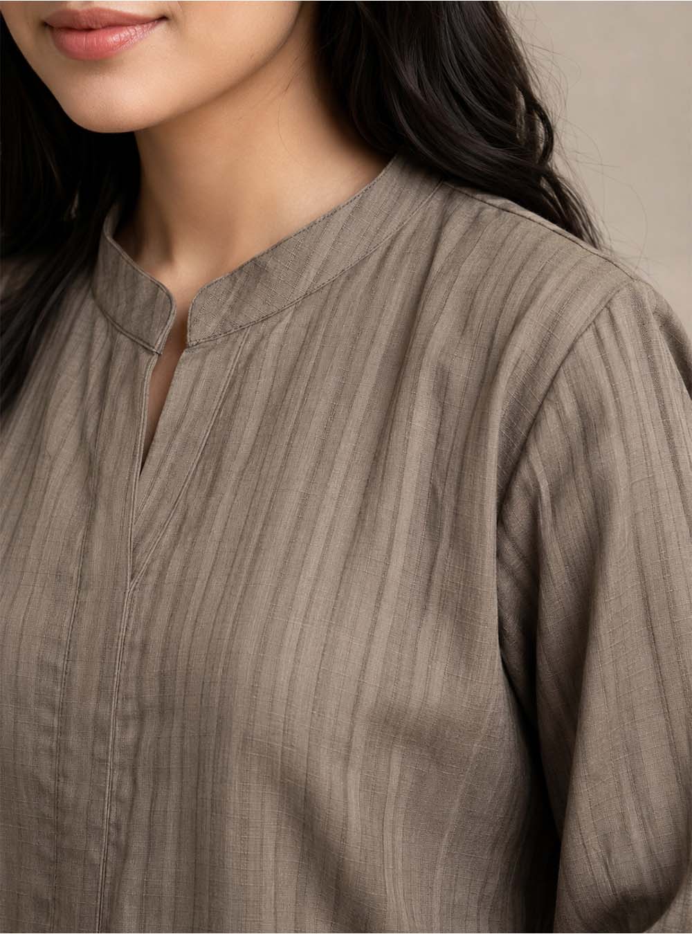Silver Mist Grey Brasso Cotton Co-Ord Set