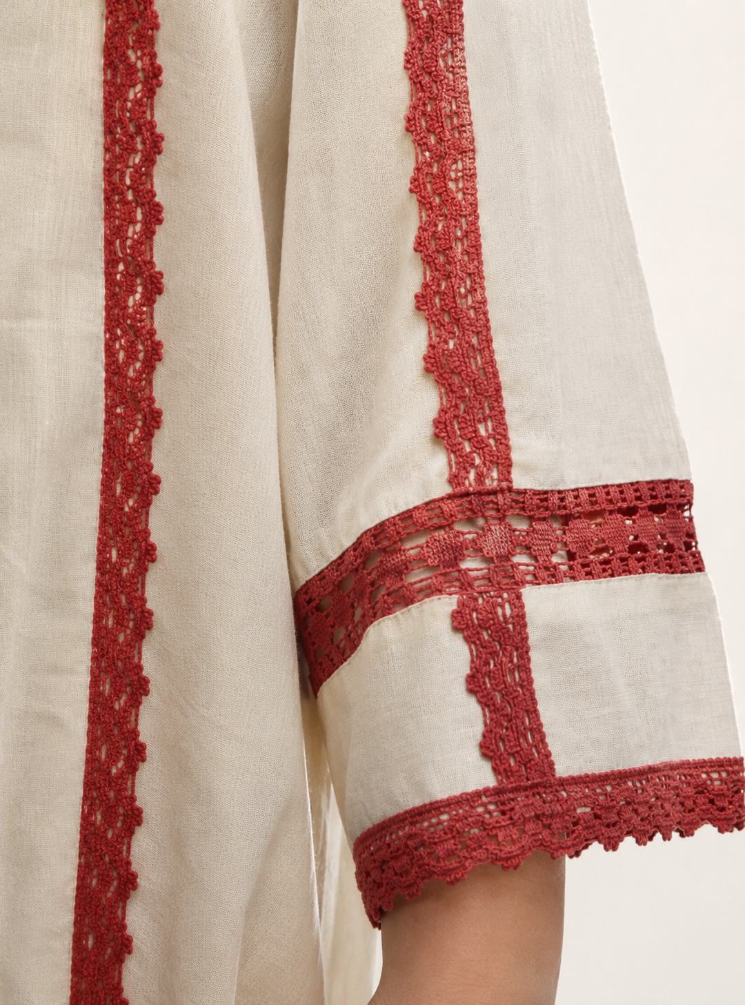 Khadi Grace Off White Khadi Cotton Co-Ord Set