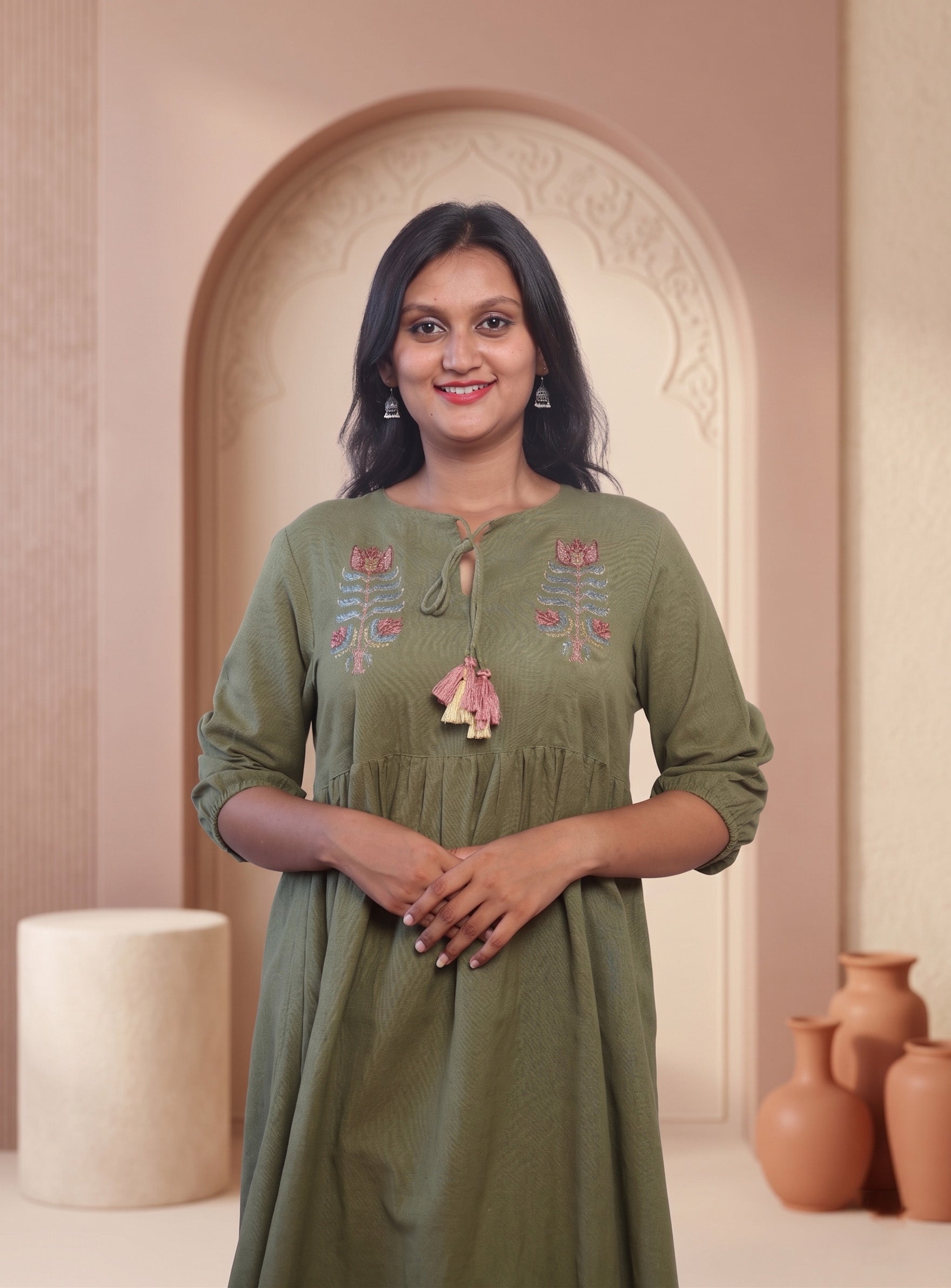 Pastel Green cotton co-ords set