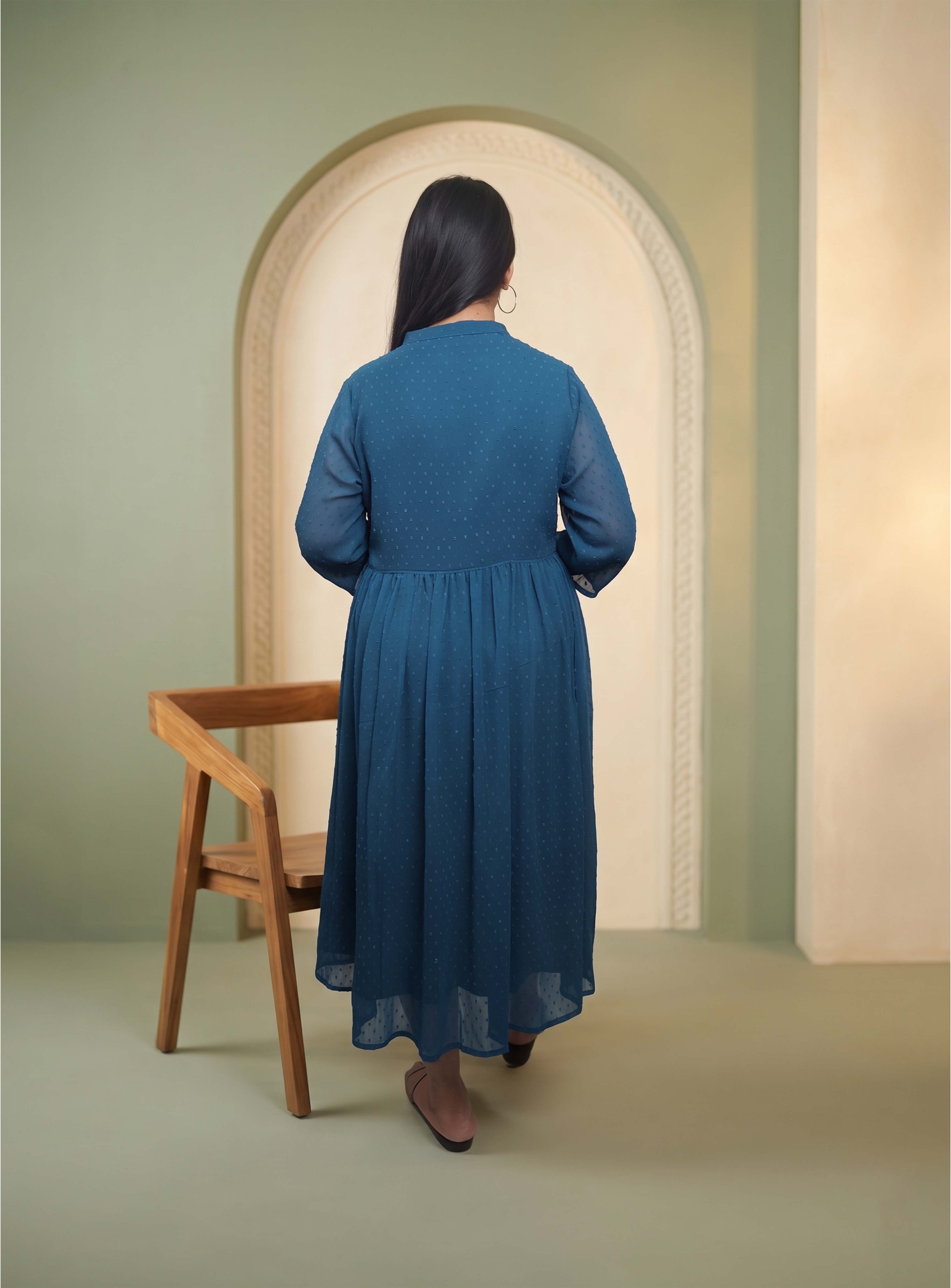 Till Gorget A-line kurti