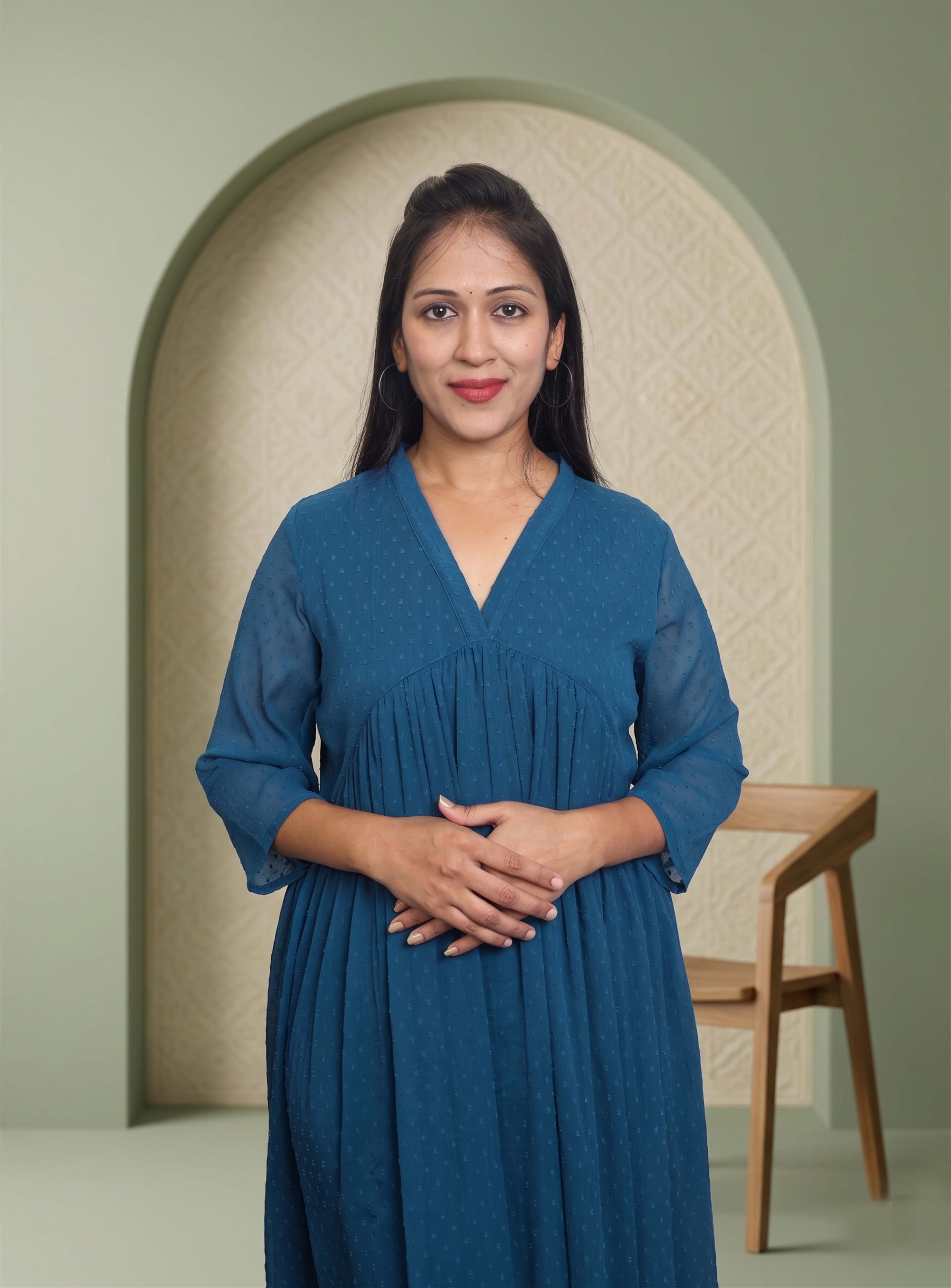 Till Gorget A-line kurti